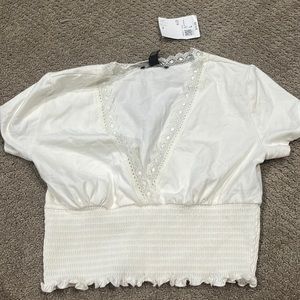 Forever 21 V-Neck Blouse